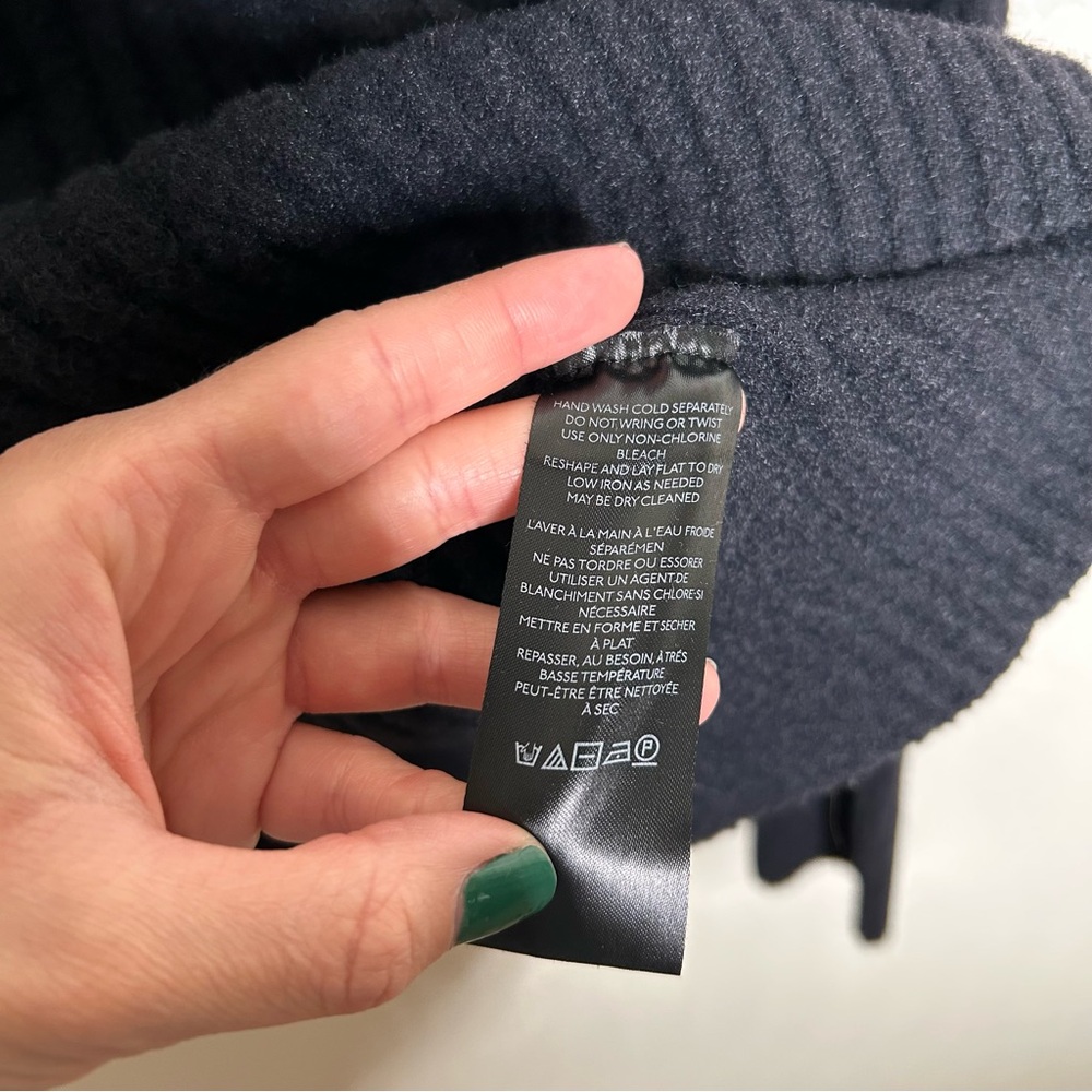 Free People Cocoa Henley Pullover Black extra small - Picture 12 of 13